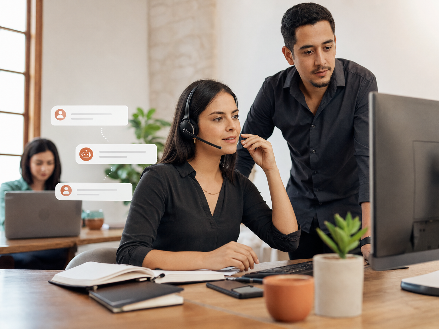 Chatbot con inteligencia artificial para atención automatizada al cliente